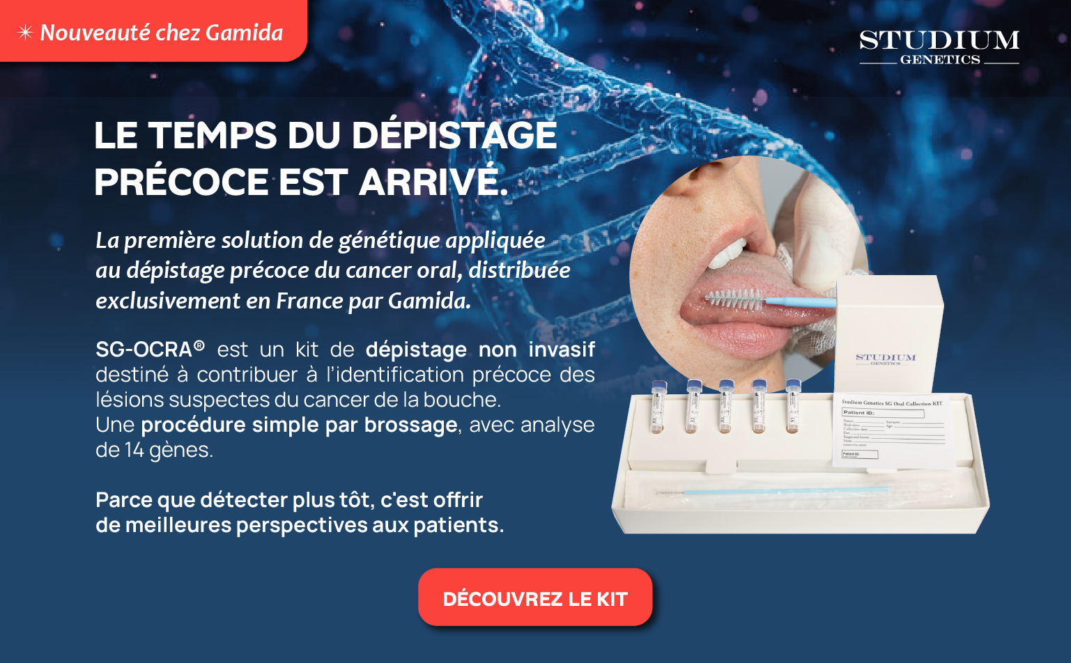 dépistage précoce cancer de la bouche - test epigénétique SG-OCRA